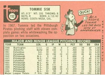 Tommie Sisk back