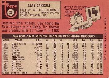 Clay Carroll back