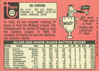Ed Stroud back