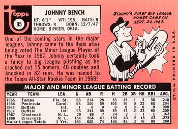 Johnny Bench back