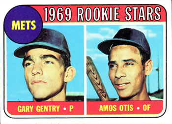Topps 31 Mets 1969 Rookie Stars (Gary Gentry / Amos Otis) #1969