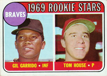 Topps 331 Braves 1969 Rookie Stars (Gil Garrido / Tom House) #1969