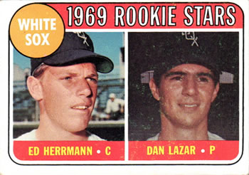 Topps 439 White Sox 1969 Rookie Stars (Ed Herrmann / Dan Lazar) #1969