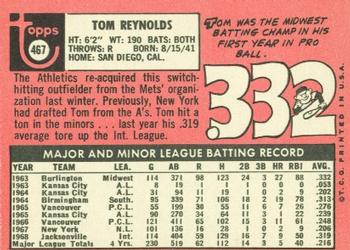 Tom Reynolds back