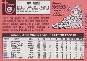 Jim Price back