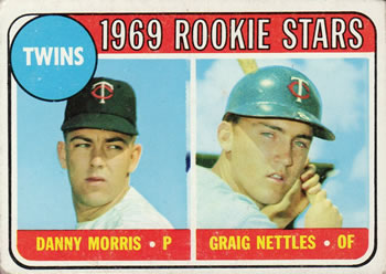 Topps 99 Twins 1969 Rookie Stars (Danny Morris / Graig Nettles) #1969