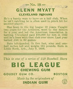 Glenn Myatt back