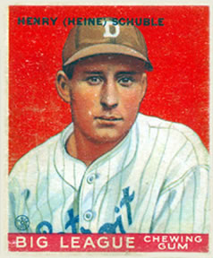 Henry “Heinie” Schuble #4
