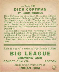 Richard Coffman back