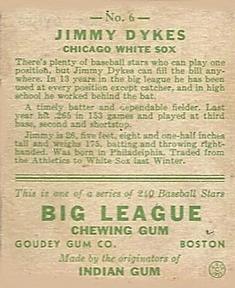 Jimmy Dykes back