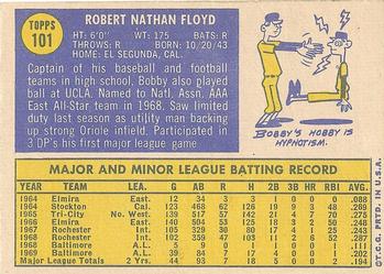 Bobby Floyd back
