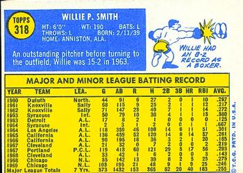 Willie Smith back