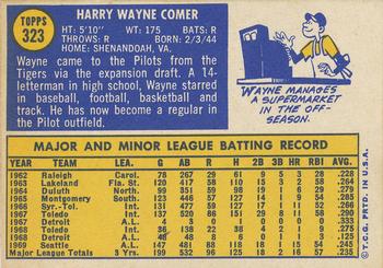 Wayne Comer back