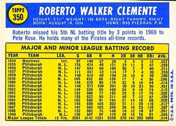 Roberto Clemente back
