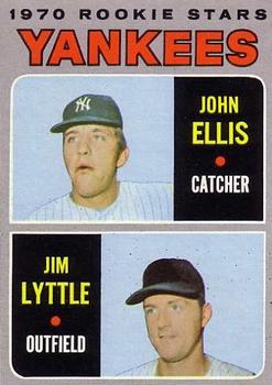 Topps 516 Yankees 1970 Rookie Stars (John Ellis / Jim Lyttle) #1970