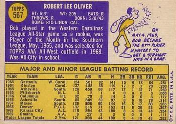 Bob Oliver back