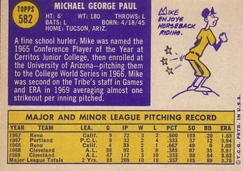 Mike Paul back