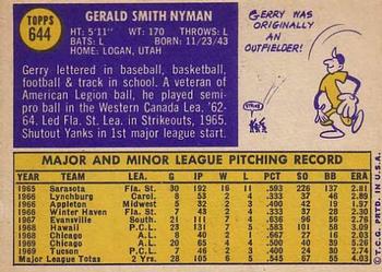 Gerry Nyman back