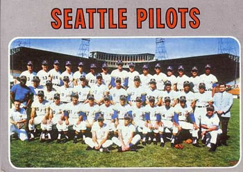 Topps 713 Seattle Pilots #1970