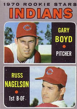 Topps 7 Indians 1970 Rookie Stars (Gary Boyd / Russ Nagelson) #1970