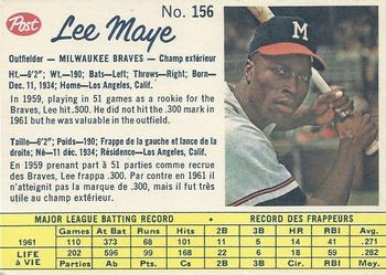Lee Maye #156