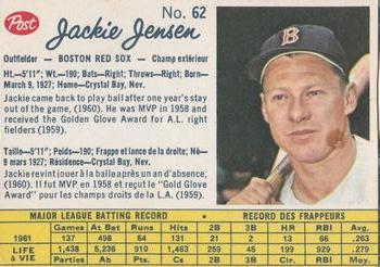 Jackie Jensen #62
