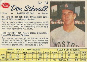 Don Schwall #64