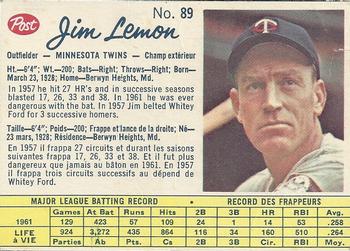 Jim Lemon #89