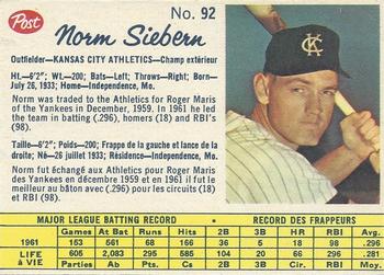 Norm Siebern #92