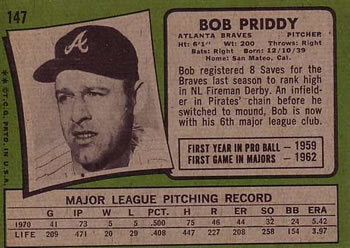 Bob Priddy back