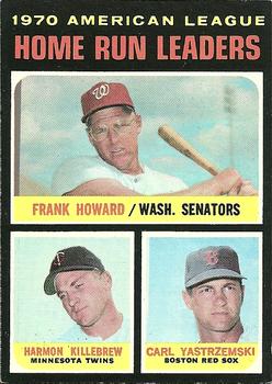 Topps 65 1970 American League Home Run Leaders (Frank Howard / Harmon Killebrew / Carl Yastrzemski) #1971