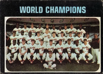 Topps 1 1970 World Champions (Baltimore Orioles) #1971