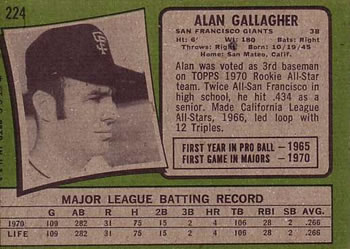 Alan Gallagher back