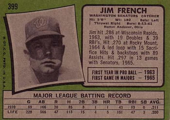 Jim French back