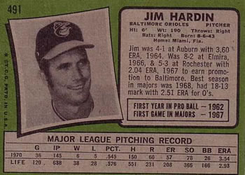 Jim Hardin back