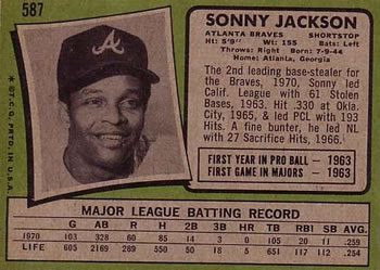 Sonny Jackson back