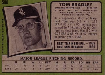 Tom Bradley back