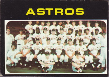Topps 722 Houston Astros #1971