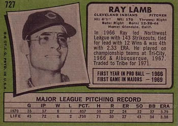 Ray Lamb back