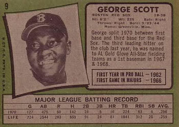 George Scott back