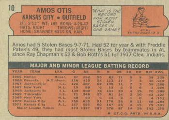 Amos Otis back