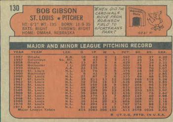 Bob Gibson back