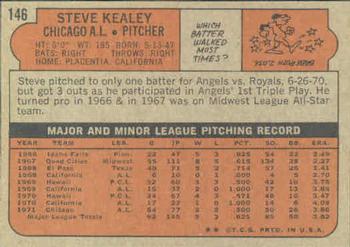 Steve Kealey back