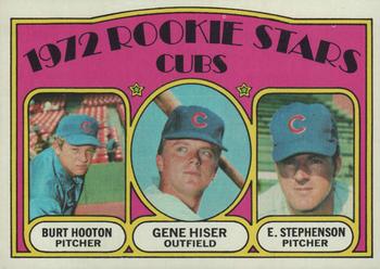 Topps 61 Cubs 1972 Rookie Stars (Burt Hooton / Gene Hiser / Earl Stephenson) #1972