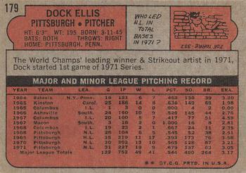 Dock Ellis back