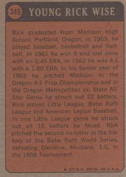Rick Wise back