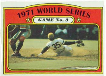 Topps 225 1971 World Series Game No. 3 #1972