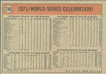 Topps 230 Series Celebration   On Top of the World! back