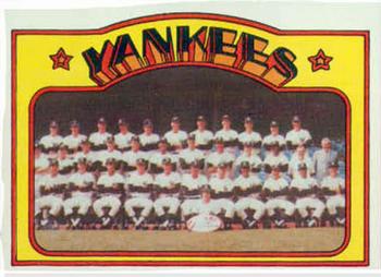 Topps 237 New York Yankees #1972