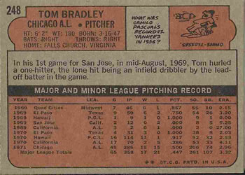 Tom Bradley back